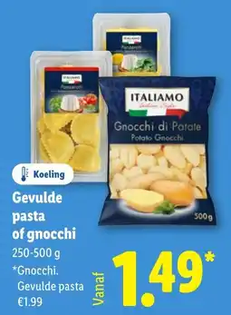 Lidl Gevulde pasta of gnocchi aanbieding