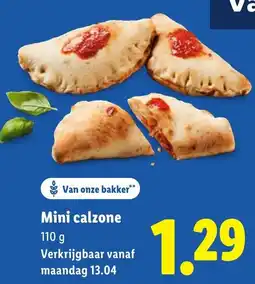 Lidl Mini calzone aanbieding