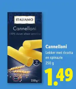 Lidl Cannelloni aanbieding