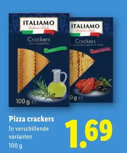 Lidl Pizza crackers aanbieding
