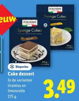 Lidl Cake dessert aanbieding
