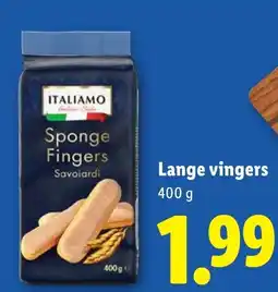 Lidl Lange vingers aanbieding