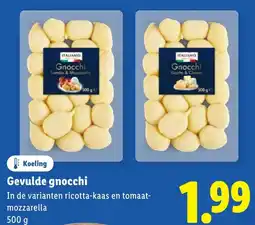 Lidl Gevulde gnocchi aanbieding
