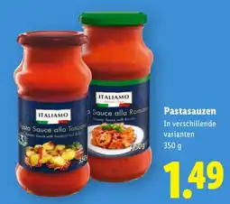 Lidl Pastasauzen aanbieding