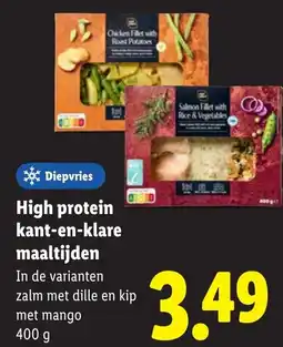 Lidl High protein kant-en-klare maaltijden aanbieding