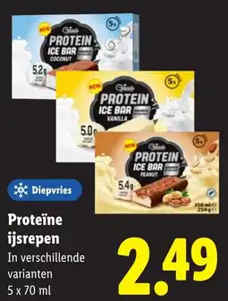 Lidl Proteïne ijsrepen aanbieding