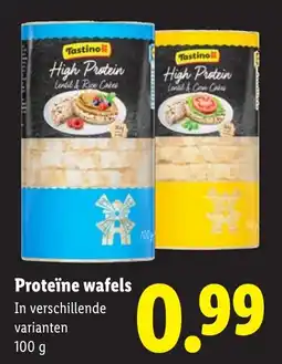 Lidl Proteïne wafels aanbieding
