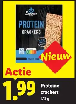 Lidl Proteïne crackers aanbieding