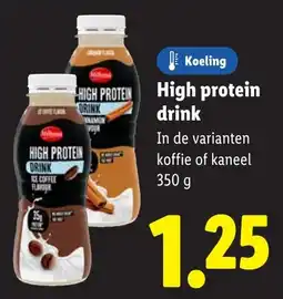 Lidl High protein drink aanbieding