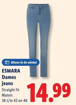 Lidl Esmara Dames jeans aanbieding