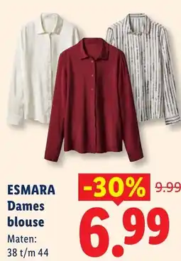 Lidl Esmara Dames blouse aanbieding