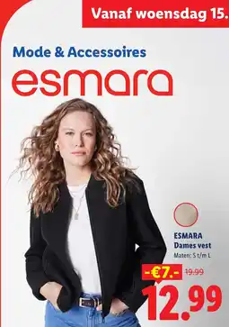 Lidl Esmara dames vest aanbieding
