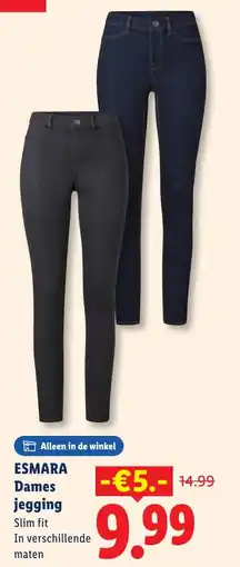 Lidl Esmara dames jegging aanbieding