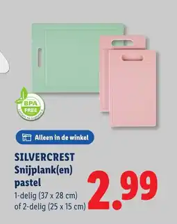 Lidl Silvercrest Snijplank(en) pastel aanbieding