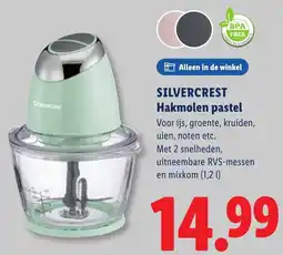Lidl Silvercrest Hakmolen pastel aanbieding