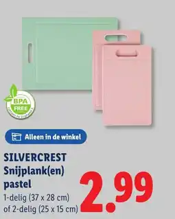 Lidl Silvercrest Snijplank(en) pastel aanbieding