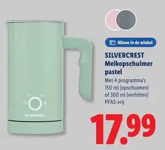 Silvercrest Melkopschuimer pastel