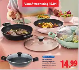 Lidl Silvercrest Serveerpan pastel aanbieding
