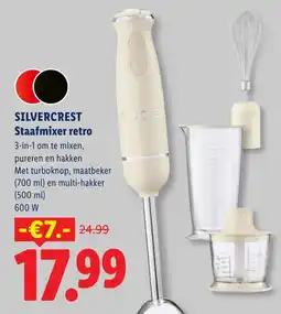 Lidl Silvercrest Staafmixer retro aanbieding