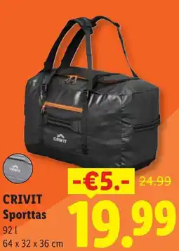 Lidl Crivit sporttas aanbieding