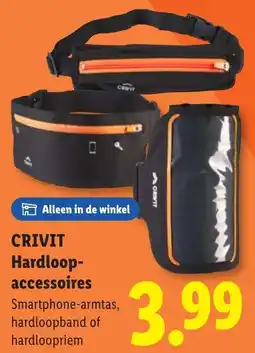 Lidl Crivit Hardloop- accessoires aanbieding