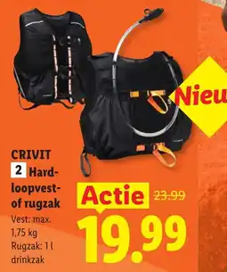 Lidl Crivit Hard- loopvest aanbieding