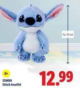Lidl Simba stitch knuffel aanbieding