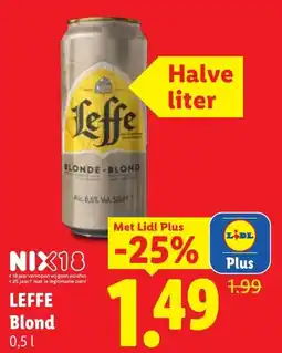 Lidl Leffe blond aanbieding