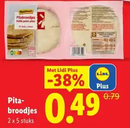 Lidl Pita- broodjes aanbieding