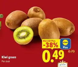 Lidl Kiwi groen aanbieding