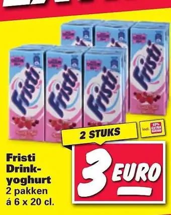 Nettorama Fristi Drinkyoghurt aanbieding