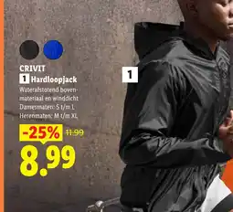 Lidl Crivit Hardloopjack aanbieding
