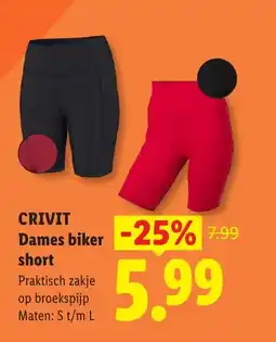 Lidl Crivit Dames biker aanbieding