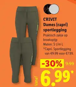 Lidl Crivit Dames (capri) sportlegging aanbieding