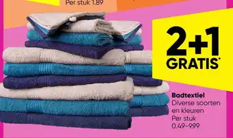 Big Bazar Badtextiel aanbieding