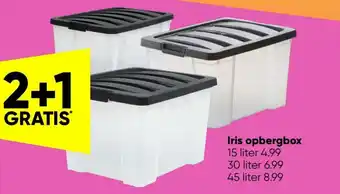 Big Bazar Iris opbergbox 15L aanbieding