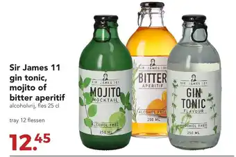 Zegro Sir James 11 gin tonic, mojito of bitter aperitif aanbieding