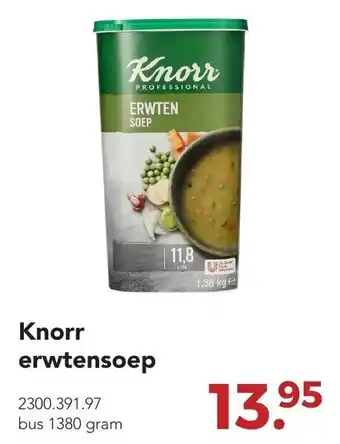 Zegro Knorr erwtensoep aanbieding