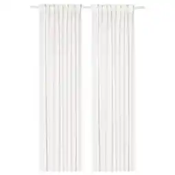 IKEA StenfrÖ witte vitrage, gerecycled polyester, geplooide top, verspreidt het licht aanbieding