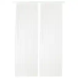 IKEA Teresia witte vitrages, 100% polyester, staafzakontwerp, voor privacy en daglicht aanbieding