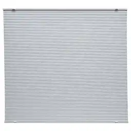 IKEA Hornevallmo grijs plisségordijn, snoerloos ontwerp, blokkeert licht, kindveilig aanbieding