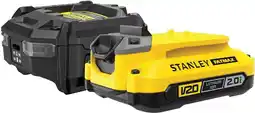 Intratuin Stanley startset accu met lader 2.0 AH SFMCB10D1-QW aanbieding