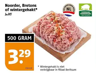 Poiesz Noorder, Bretons of wintergehakt* aanbieding