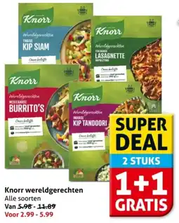 Hoogvliet Knorr Wereldgerechten aanbieding