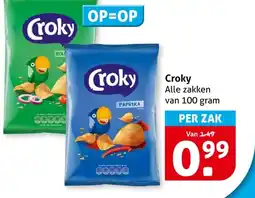 Hoogvliet Croky Alle zakken aanbieding