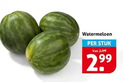 Hoogvliet Watermeloen aanbieding