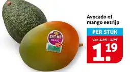 Hoogvliet Avocado of mango eetrijp aanbieding
