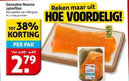 Hoogvliet Gerookte Noorse zalmfilet aanbieding