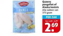 Hoogvliet Queens pangaflet of Alaska koolvis aanbieding