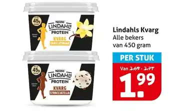 Hoogvliet Lindahls Kvarg aanbieding